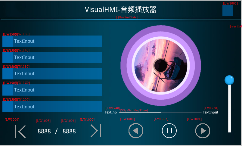 VisualHMI 音频播放：play_sound 系列与 MP3 自动连播插图
